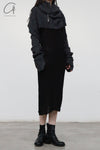 Marc Le Bihan Shoulder Sweater 2733 France Handmade MLB-2733-HUI GREY